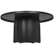 Rome 58 X 58 inch Matte Black Dining Table