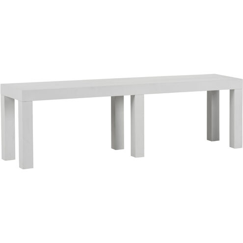 Lambeth 60 X 18.5 inch White/Cream Coffee Table