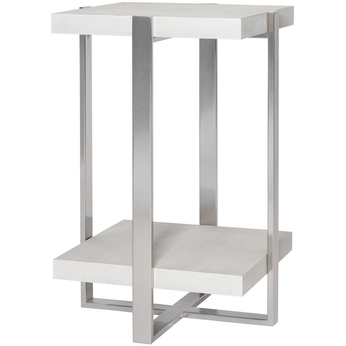 Arnaut 25 X 16 inch White Accent Table