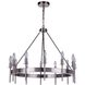 Larrson 12 Light 29 inch Brushed Polished Nickel Chandelier Ceiling Light