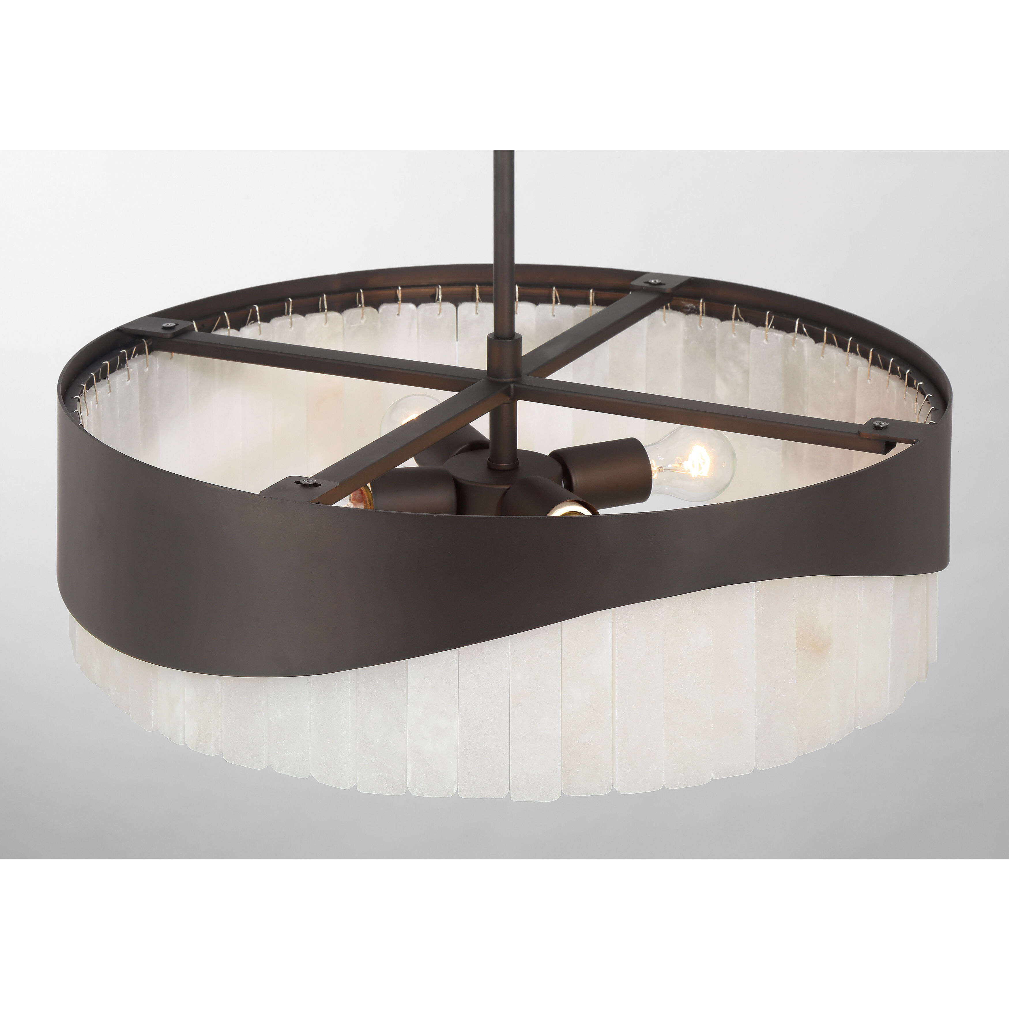 Sway 4 Light 20 inch Dark Bronze Pendant Ceiling Light