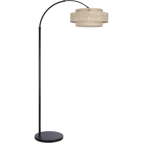 Bellamy 82 inch 150.00 watt Matte Black Floor Lamp Portable Light