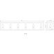 Infinity 6 Light 36 inch Chrome Vanity Wall Light