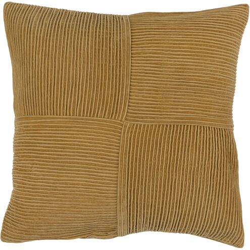 Conrad 18 X 18 inch Mustard Pillow Kit, Square