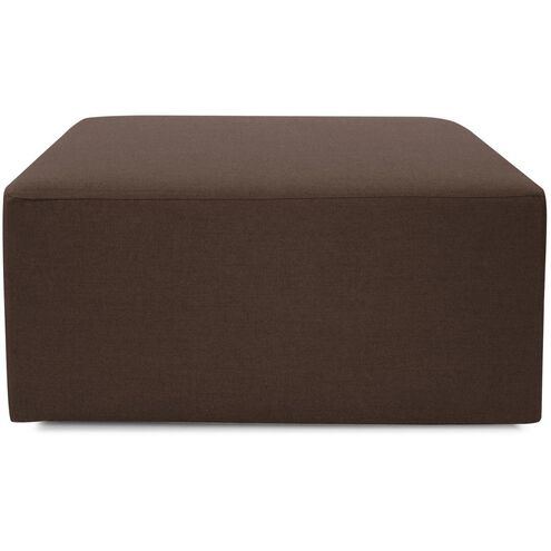 Universal 17 inch Chocolate Outdoor Ottoman, 36in Square, The Seascape Collection