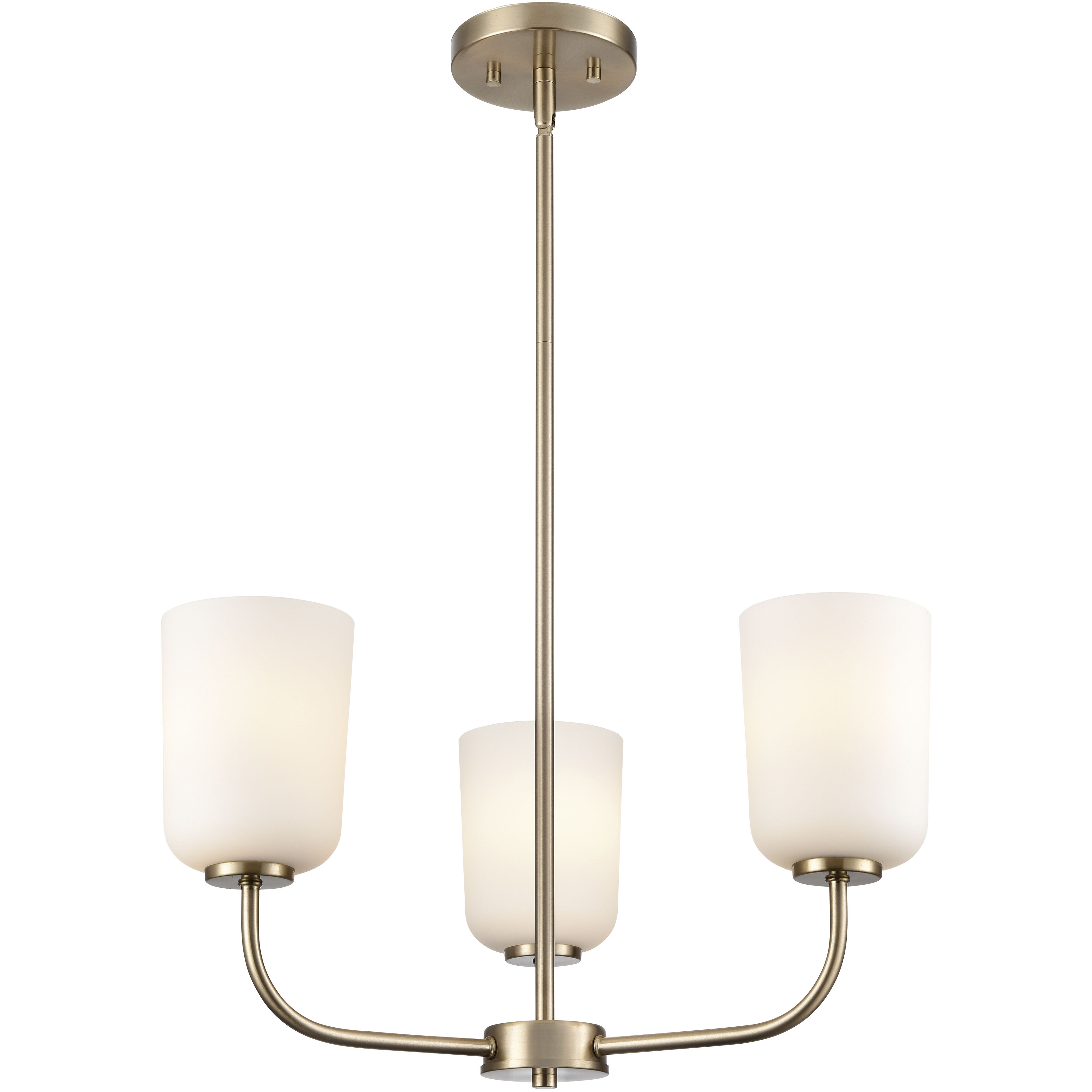 Laphia 3 Light 21 inch Modern Gold Chandelier Ceiling Light