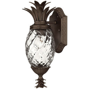 Plantation LED 14 inch Copper Bronze Outdoor Wall Mount Lantern