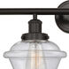 Oxford 4 Light 33.5 inch Oil Rubbed Bronze Bath Vanity Light Wall Light