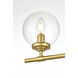 Ingrid 3 Light 24 inch Brass Bath Sconce Wall Light