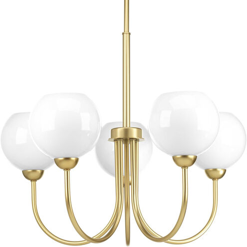 Carisa 5 Light 25.5 inch Vintage Gold Chandelier Ceiling Light