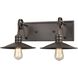 Spindle Wheel 2 Light 20 inch Oil Rubbed Bronze Vanity Light Wall Light