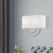 Stratton 2 Light 15 inch Brushed Nickel ADA Wall Sconce Wall Light