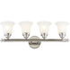 Neptune 4 Light 24 inch Polished Chrome Bath Vanity Wall Light