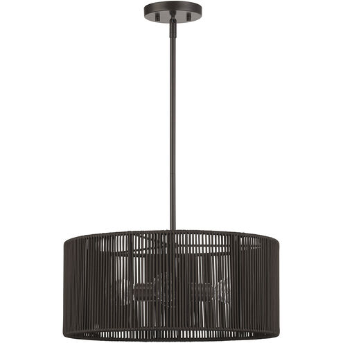 Acordia 3 Light 18 inch English Bronze Pendant Chandelier Ceiling Light