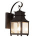 Santa Ines 1 Light 14 inch Weathered Bronze Outdoor Wall Lantern