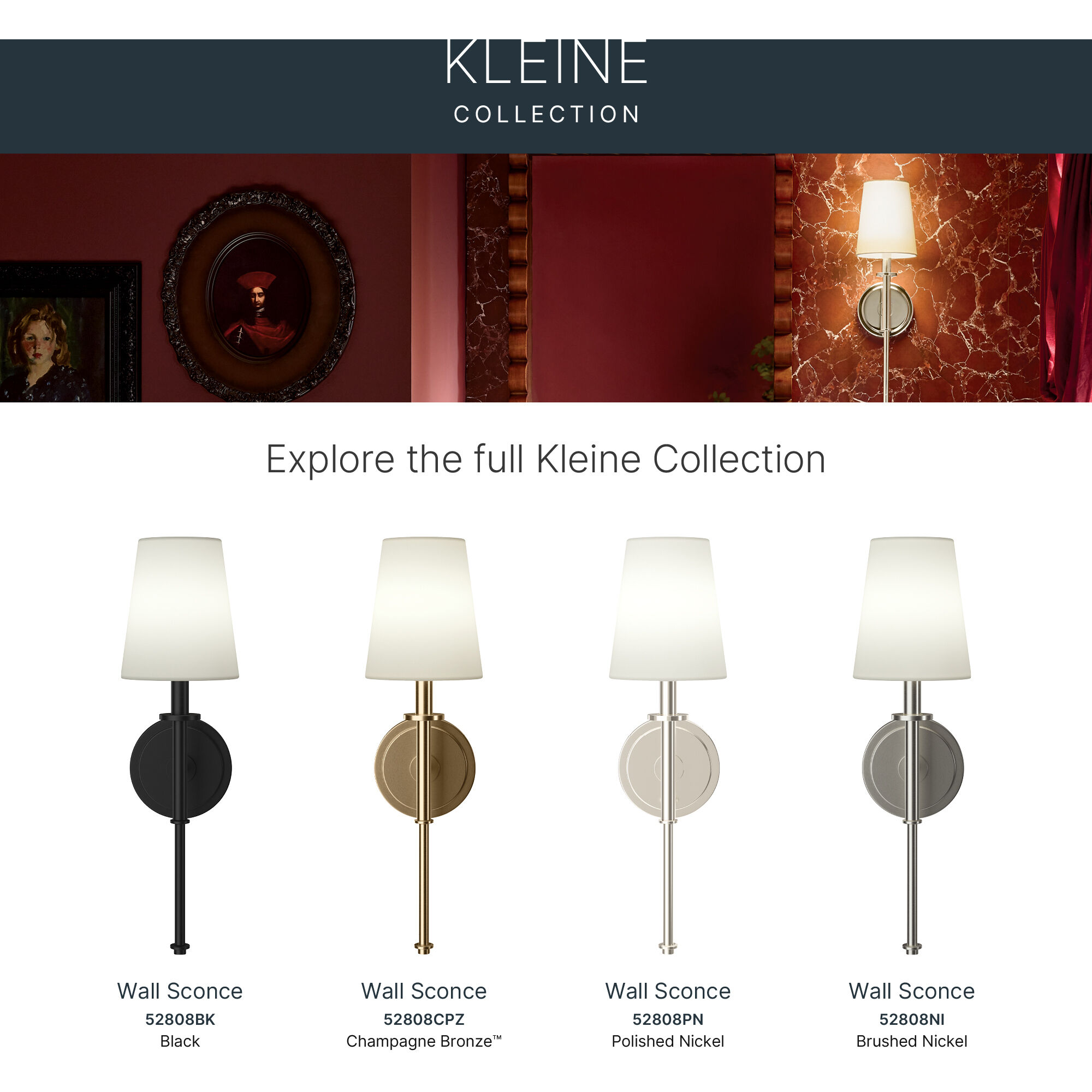 Kleine 1 Light 5.75 inch Black Wall Sconce Wall Light