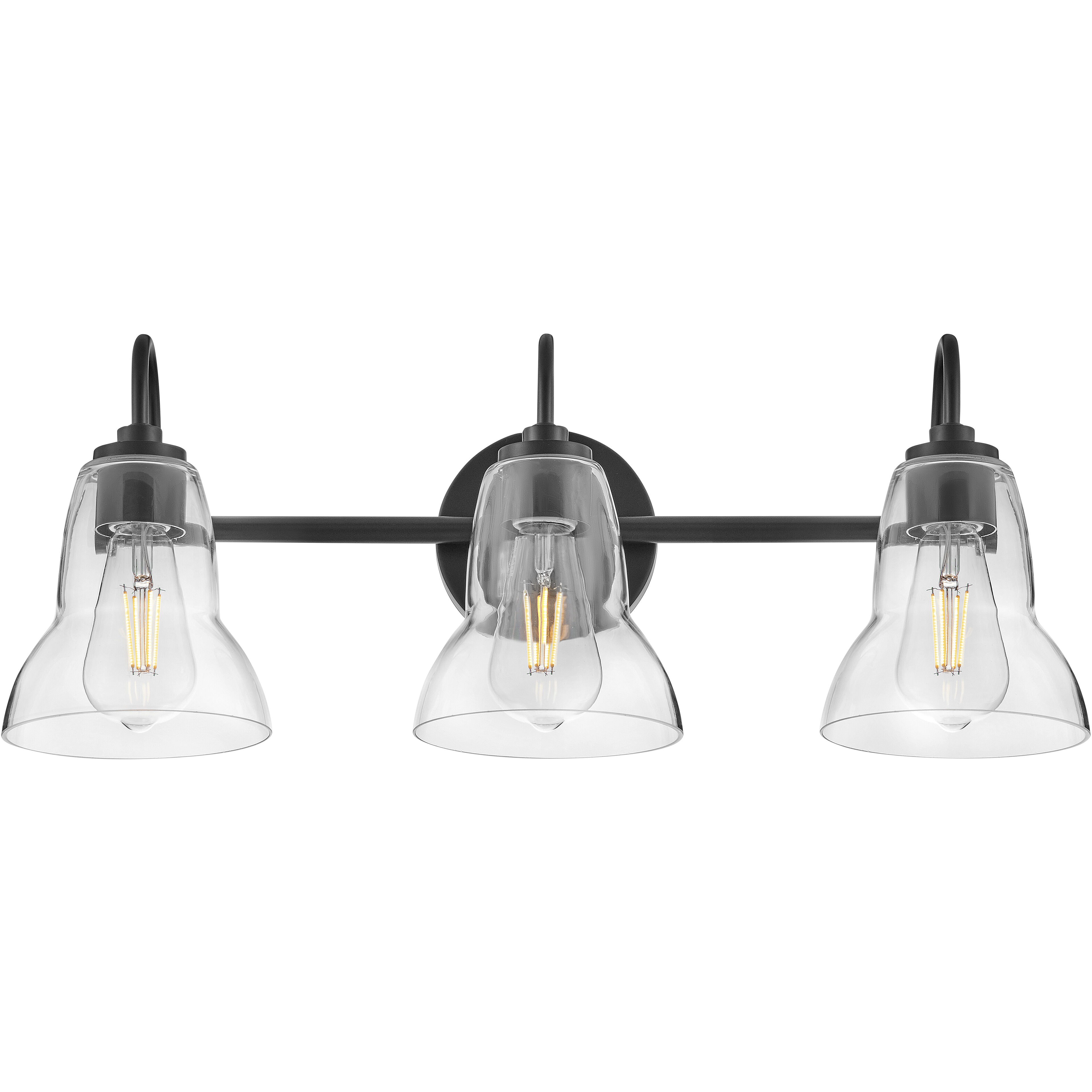 Vera LED 24 inch Black Bath Light Wall Light