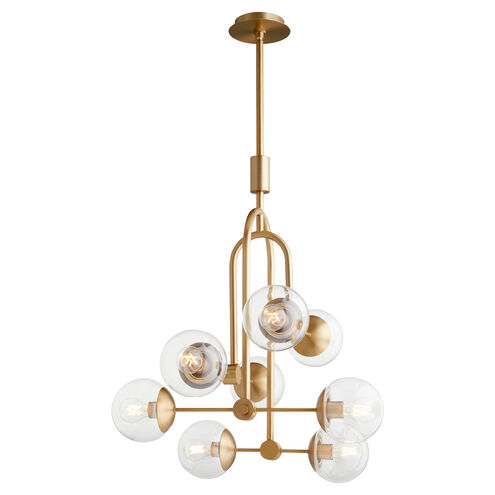 Drea 8 Light 29 inch Aged Brass Pendant Ceiling Light