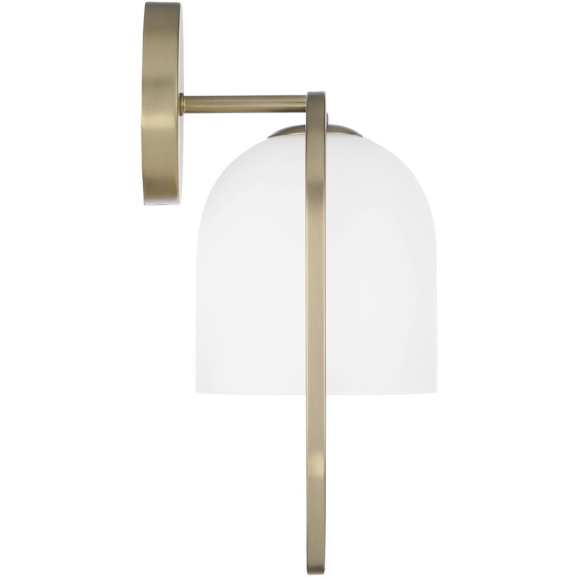 Zeek Sconce Wall Light in Matte Brass