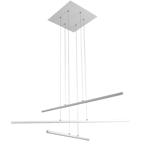 Canada LED 46 inch Matte White Pendant Ceiling Light