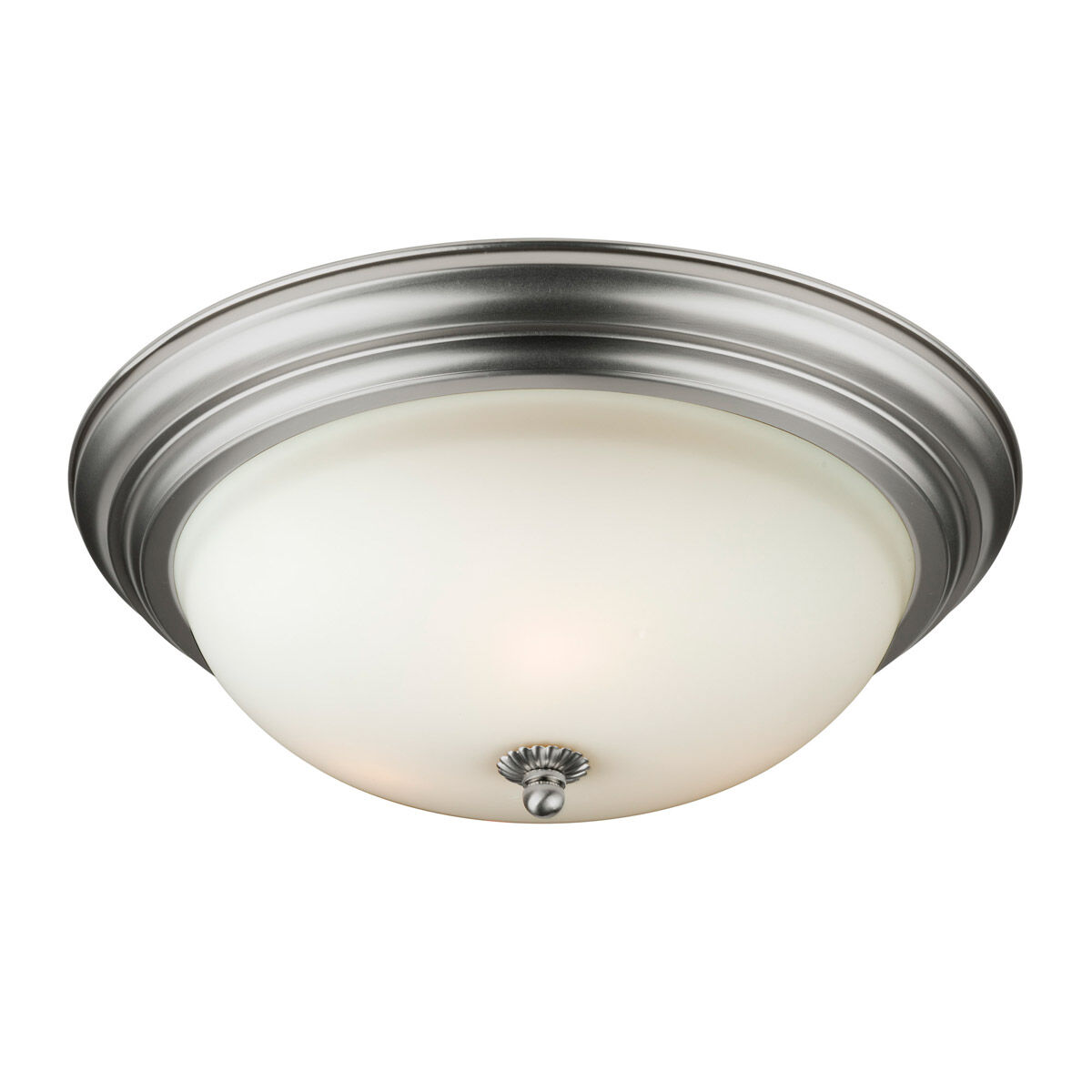 Signature 3 Light 16 inch Brushed Nickel Flush Mount Ceiling Light
