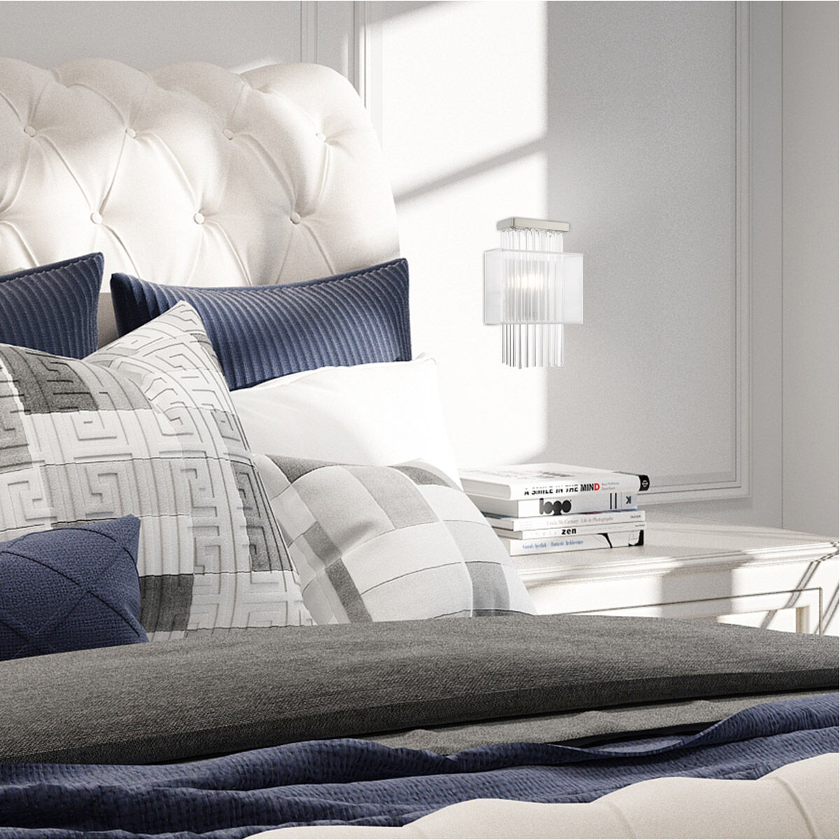 Alexis 1 Light 9 inch Brushed Nickel ADA ADA Wall Sconce Wall Light