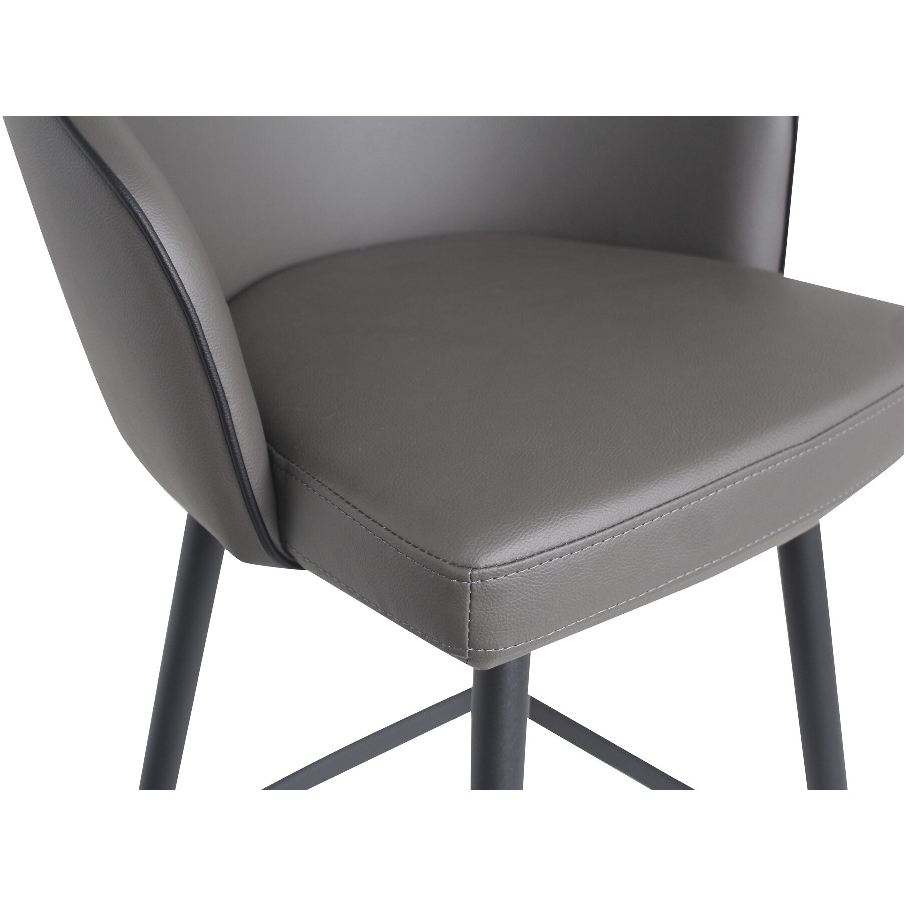 Webber 37 inch Grey Swivel Counter Stool