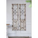 Chalet Distressed White Wall Décor