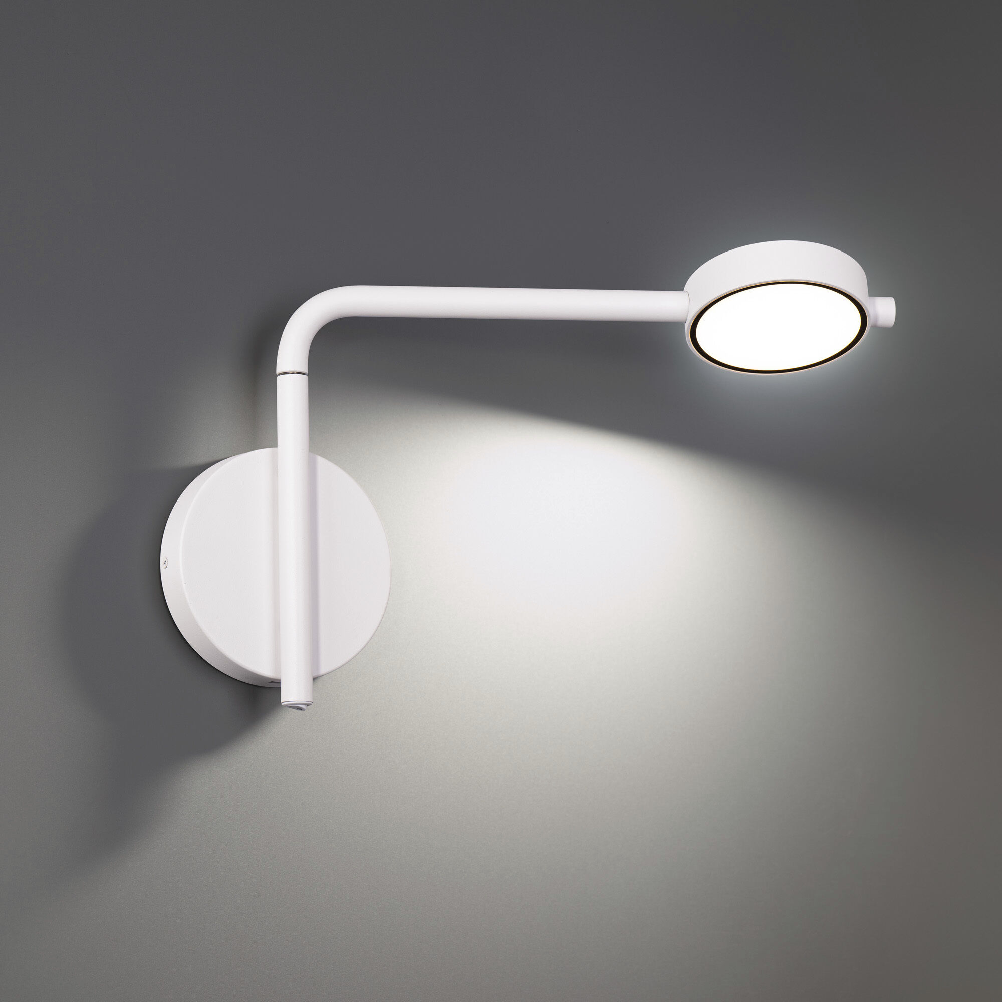 Elbo Reading Light Wall Light in 3500K, White, dweLED