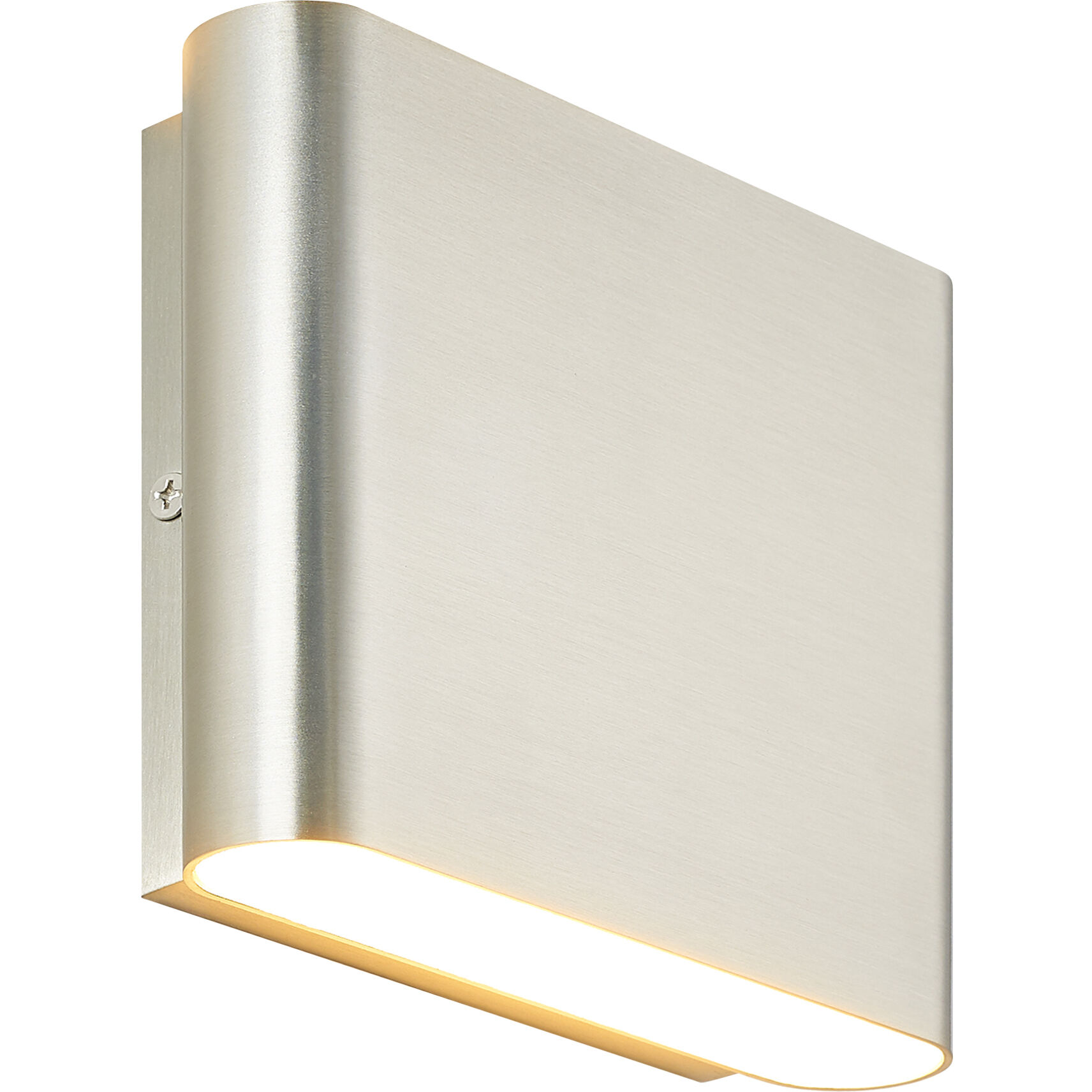 Beckett LED 5.13 inch Brushed Nickel Outdoor Wall Light