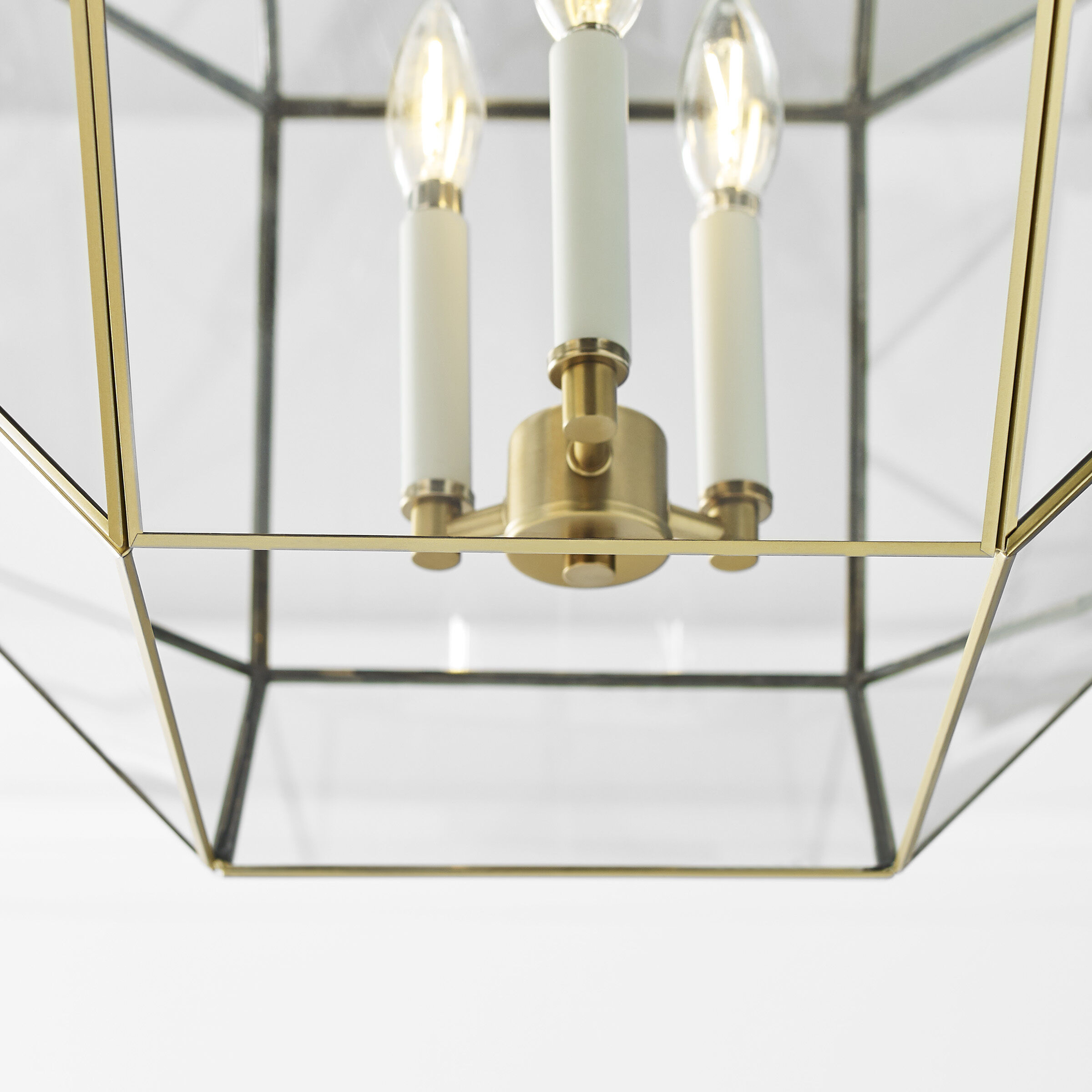 Suzanne Kasler Morrison Pendant Ceiling Light in Satin Brass