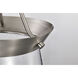 Boliver 3 Light 11.75 inch Brushed Nickel Pendant Ceiling Light