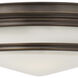 Hadley 3 Light 14 inch Oil Rubbed Bronze Indoor Flush Mount Ceiling Light