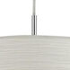 Nianda 2 Light 18 inch Casual White Fabric Pendant Ceiling Light