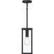 Ryle 1 Light 5.5 inch Matte Black Outdoor Pendant Light