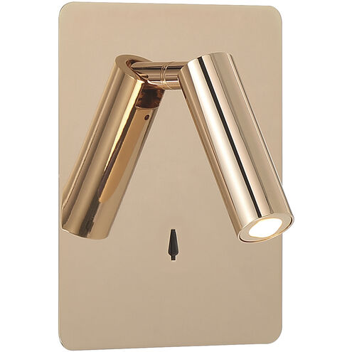 Villa 1 Light 6 inch Gold ADA Wall Sconce Wall Light