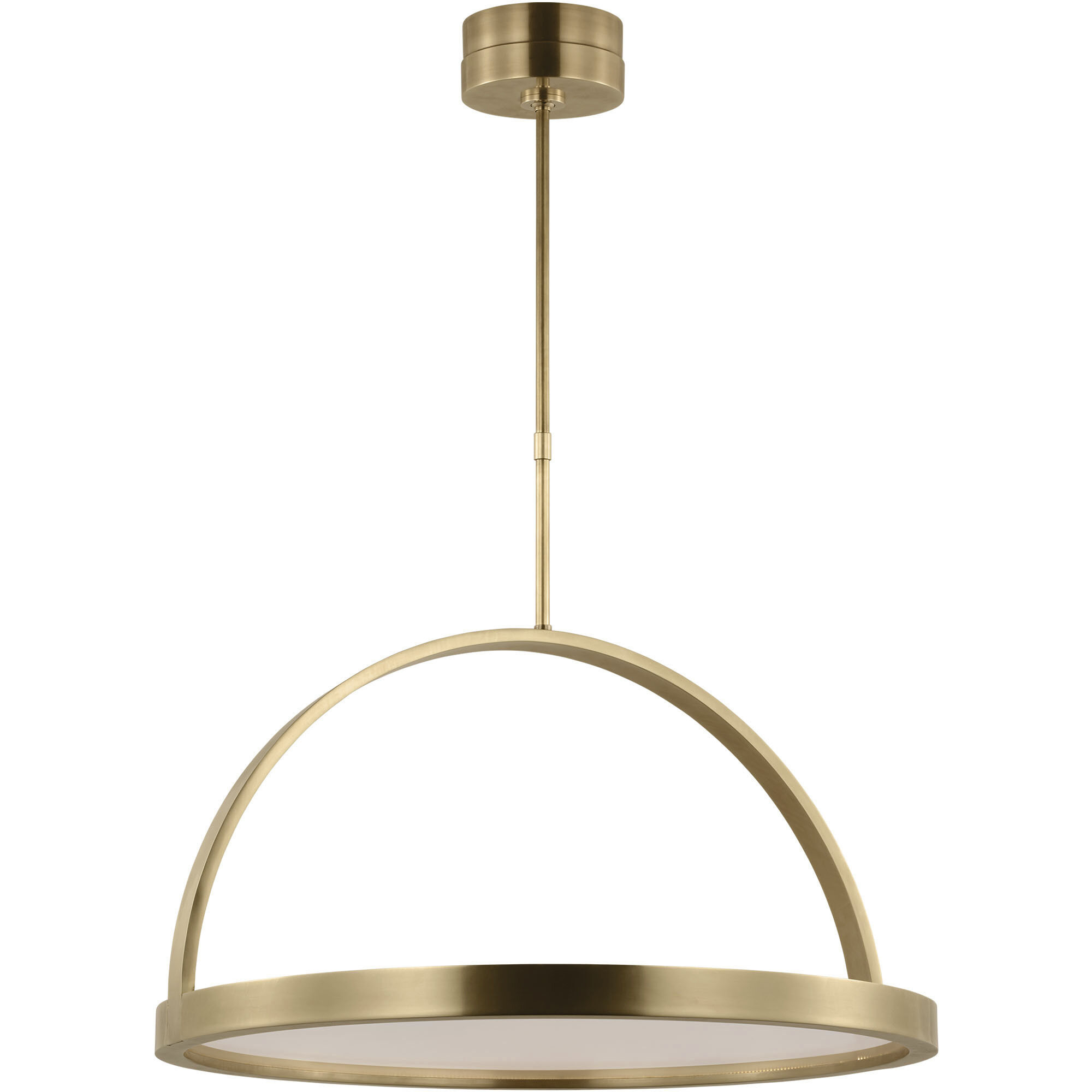 Kelly Wearstler Cerne LED 26 inch Natural Brass Chandelier Ceiling Light