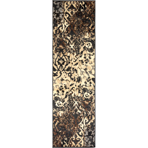 Adora 91 X 26 inch Charcoal Rug, Runner