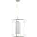 Merry 1 Light 15 inch Brushed Nickel Foyer Pendant Ceiling Light
