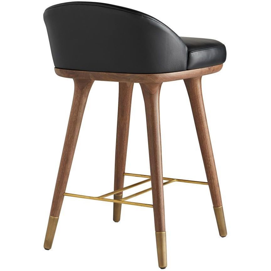 Walsh 29 inch Black Counter Stool