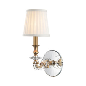 Lapeer 1 Light 5.5 inch Aged Brass Wall Sconce Wall Light