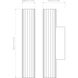 io LED 5.28 inch Matte Black Bathroom Wall Light