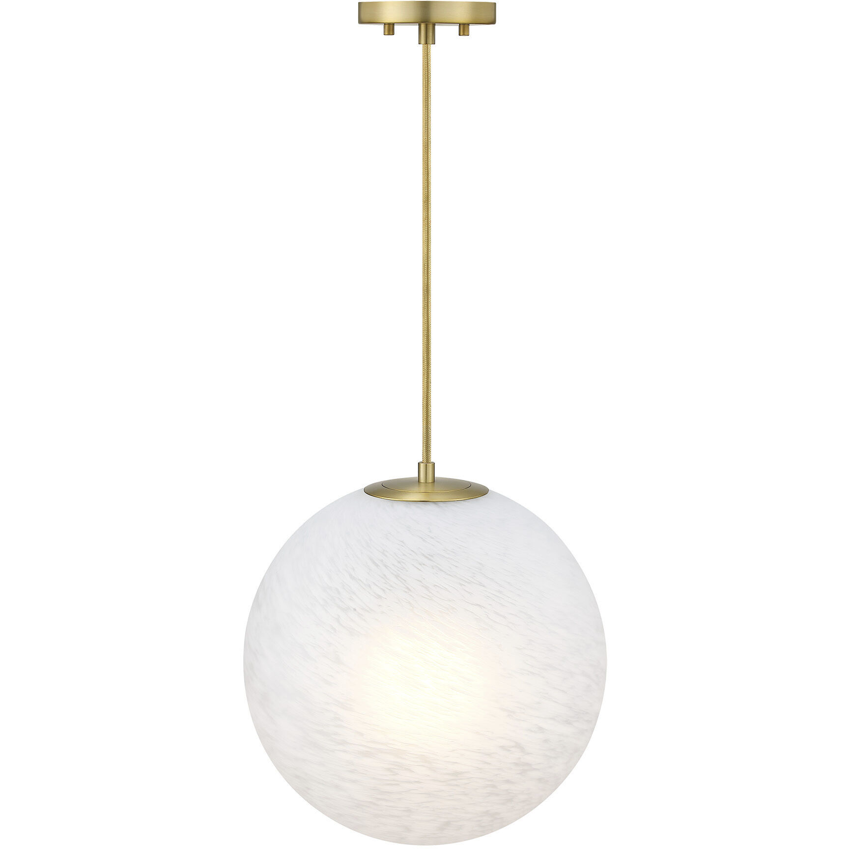 Pixie LED 14 inch Brushed Gold Pendant Ceiling Light