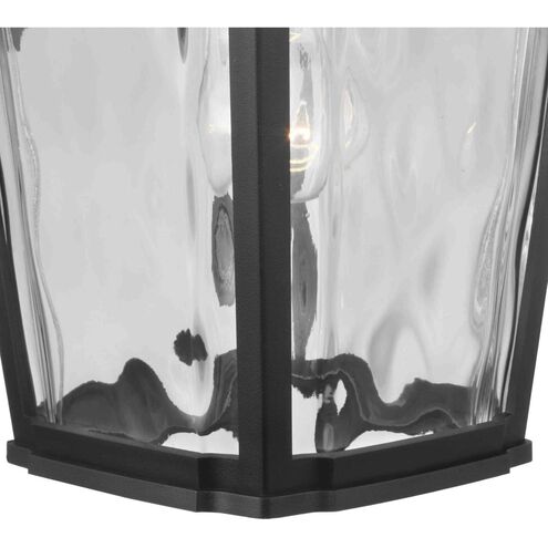 Marquette 1 Light 19 inch Textured Black Outdoor Wall Lantern, with DURASHIELD, Large