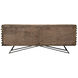 New York 87 X 23 inch Old Wood Sideboard