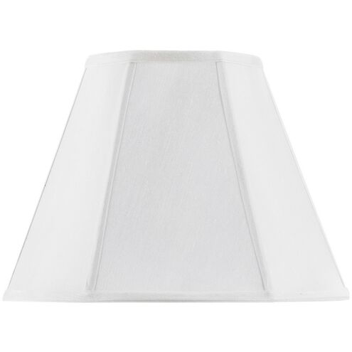 Empire White 14 inch Shade Spider, Vertical Piped Basic