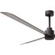 Atlas Alessandra 72 inch Textured Bronze with Gray Ash Blades Indoor/Outdoor Ceiling Fan