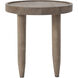 Cicoria 19 X 18 inch Light Brown Side Table