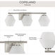 Copeland 3 Light 24 inch Brushed Nickel Vanity Light Wall Light