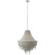 Crystal Reign 7 Light 29.3 inch Nickel Pendant Ceiling Light